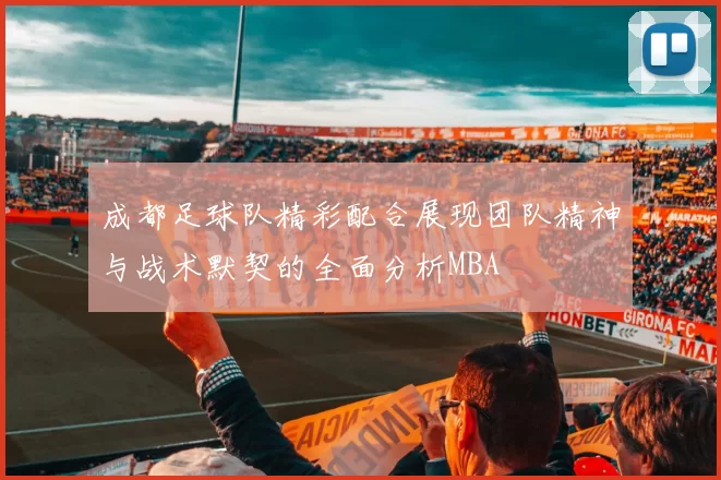 成都足球队精彩配合展现团队精神与战术默契的全面分析MBA